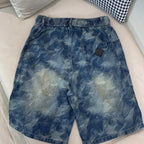 Louis Vuitton Denim Shorts Distressed Finish