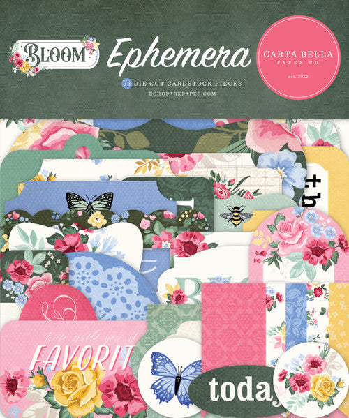 Carta Bella Paper Co. - Bloom Collection - Ephemera - LAST CHANCE!