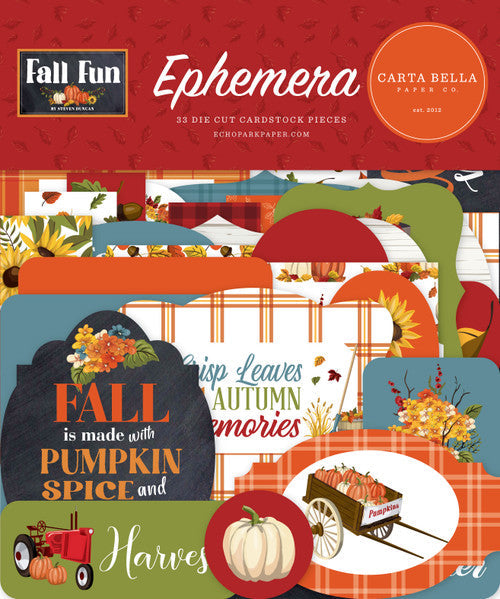 Carta Bella Paper Co. - Fall Fun Collection - Ephemera - LAST CHANCE!