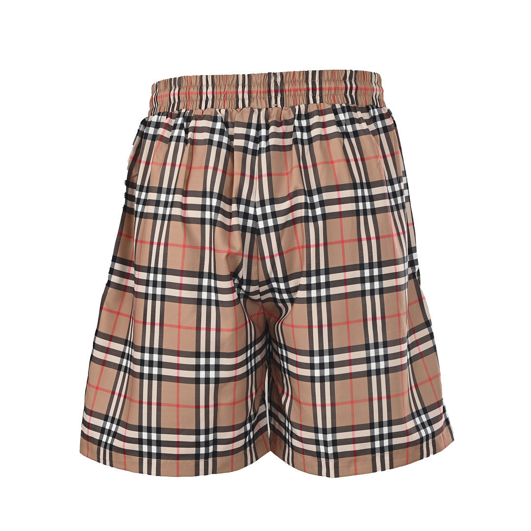 Burberry Classic Striped Plaid Shorts
