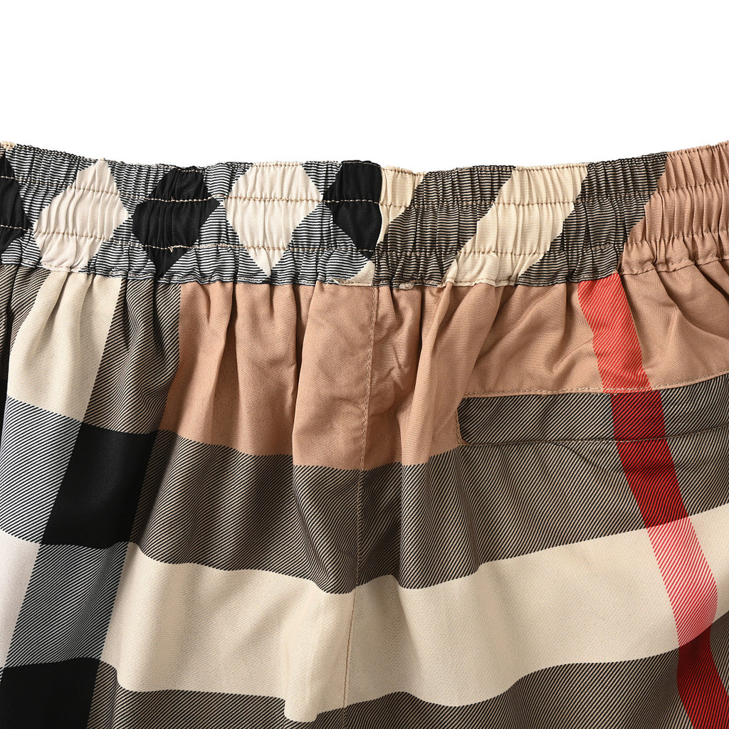 Burberry Classic Striped Plaid Shorts