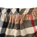Burberry Classic Striped Plaid Shorts
