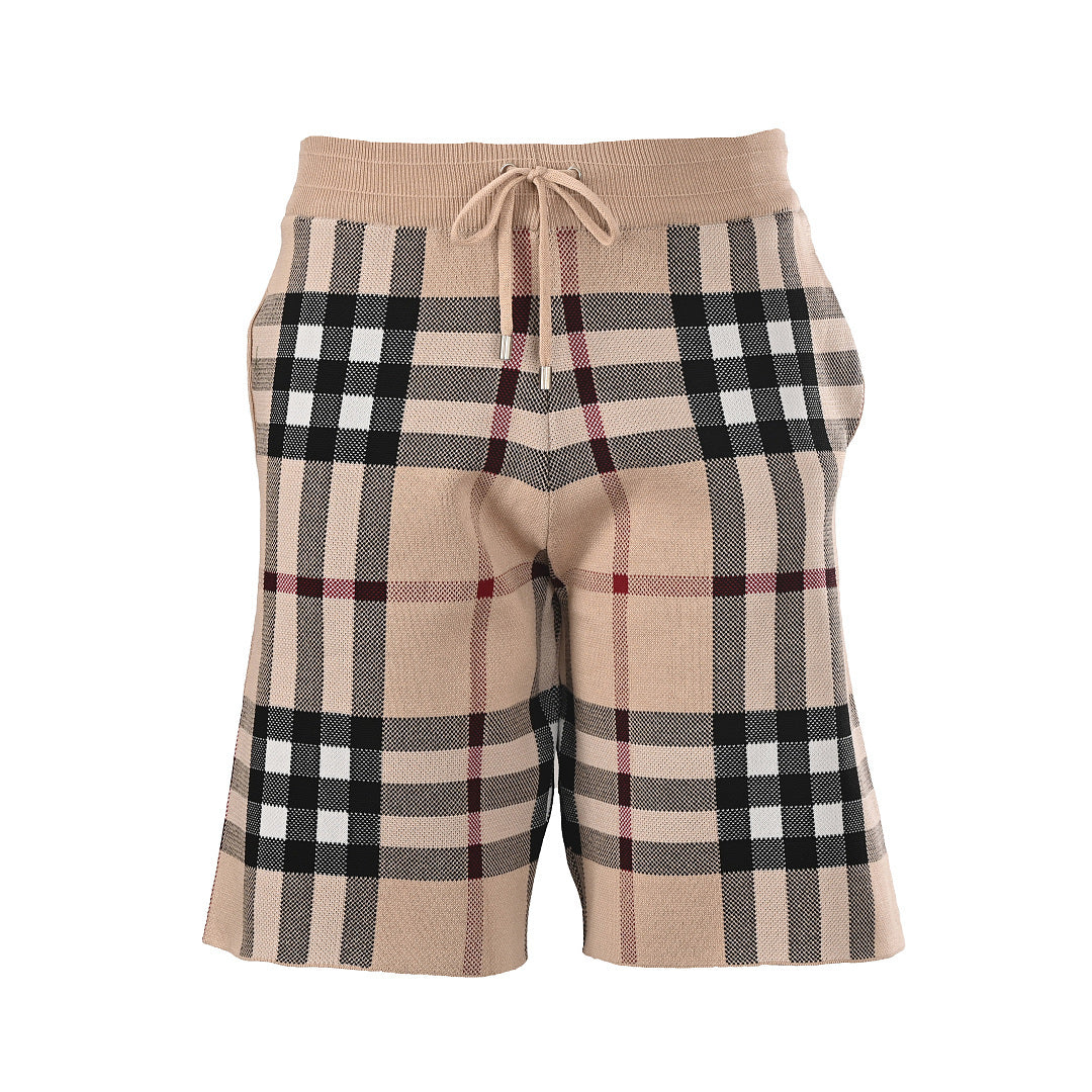 Burberry Classic Striped Plaid Shorts