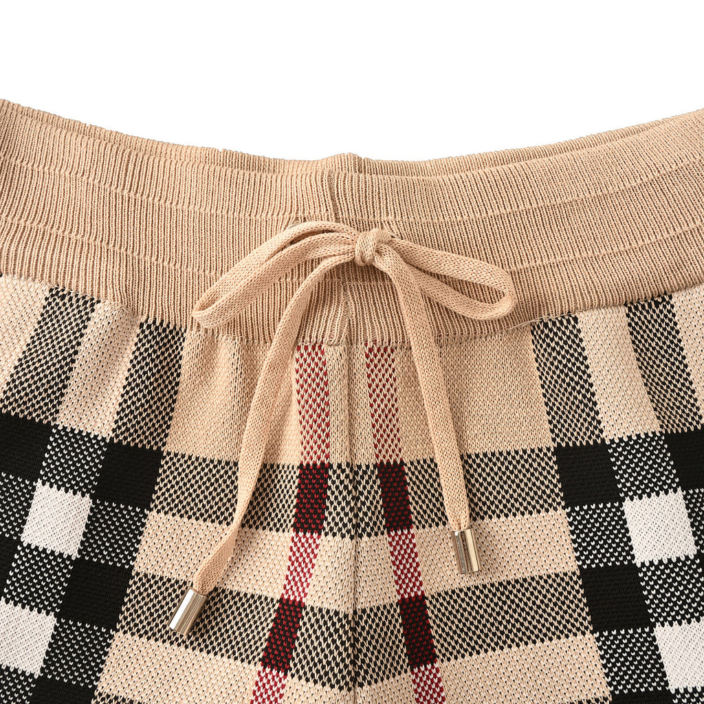 Burberry Classic Striped Plaid Shorts