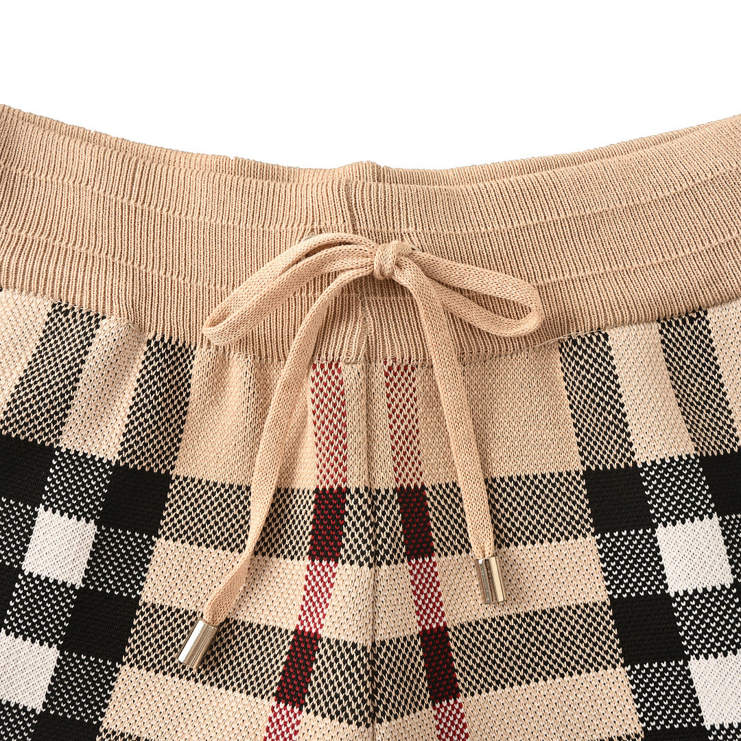 Burberry Classic Striped Plaid Shorts