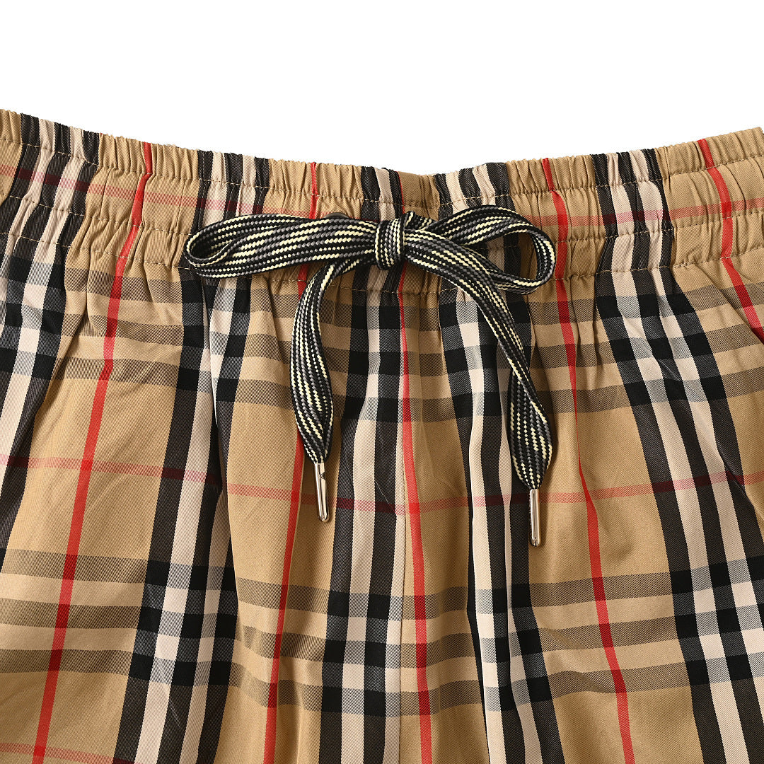 Burberry Classic Striped Plaid Shorts