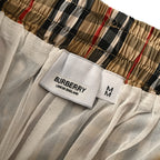Burberry Classic Striped Plaid Shorts