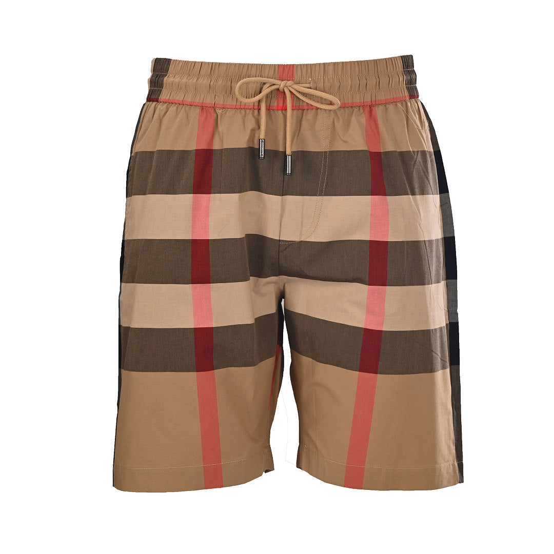 Burberry Classic Striped Plaid Shorts