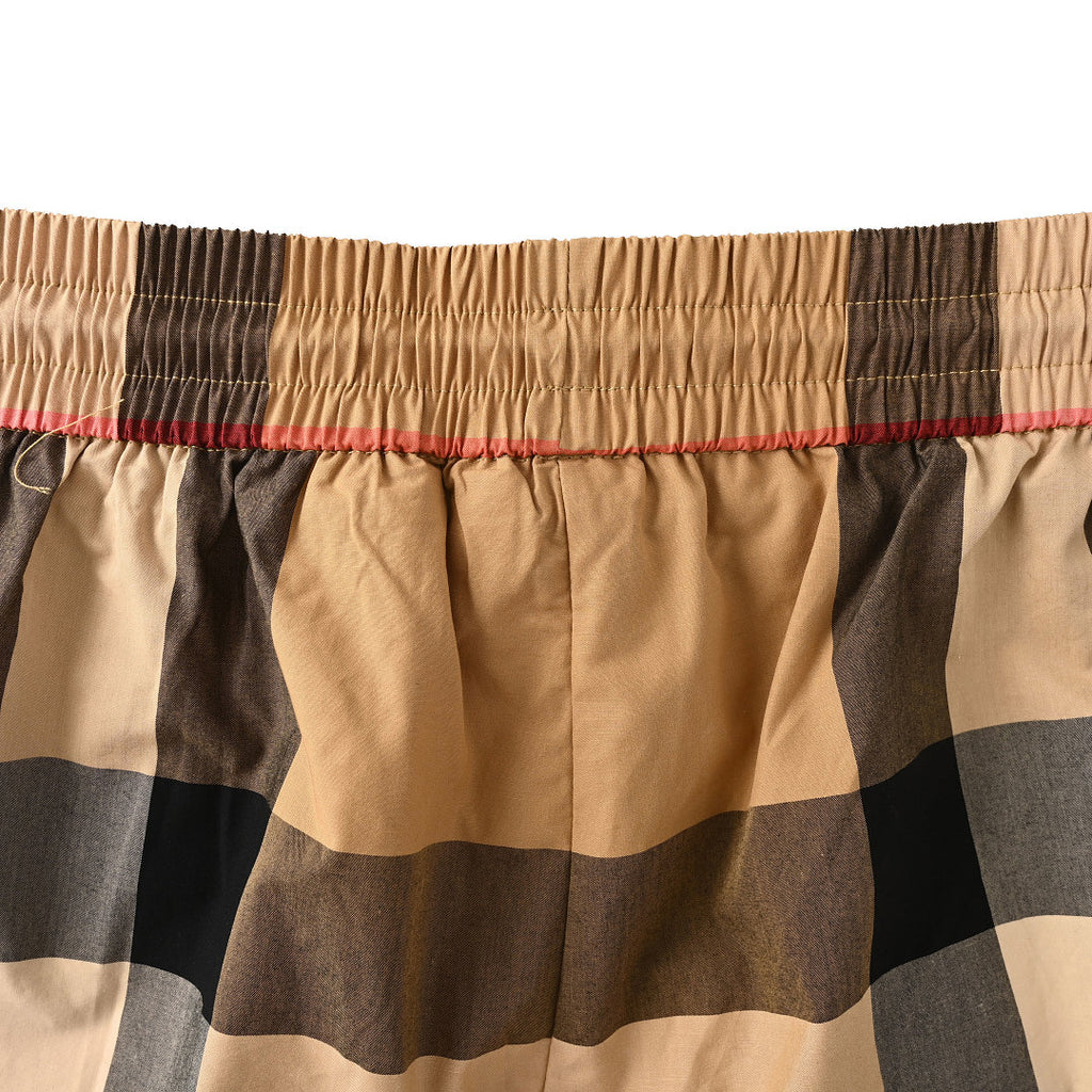 Burberry Classic Striped Plaid Shorts