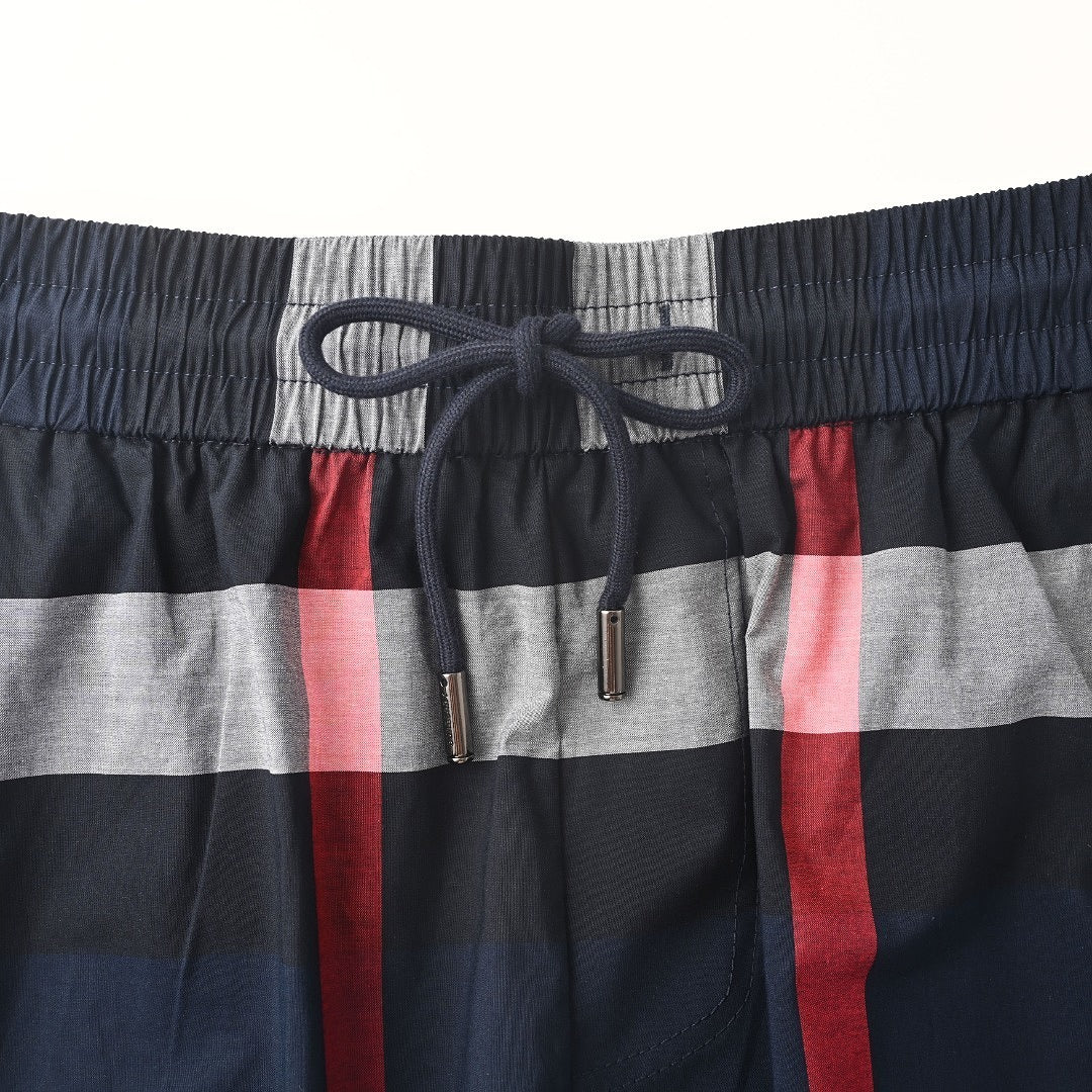 Burberry Classic Striped Plaid Shorts