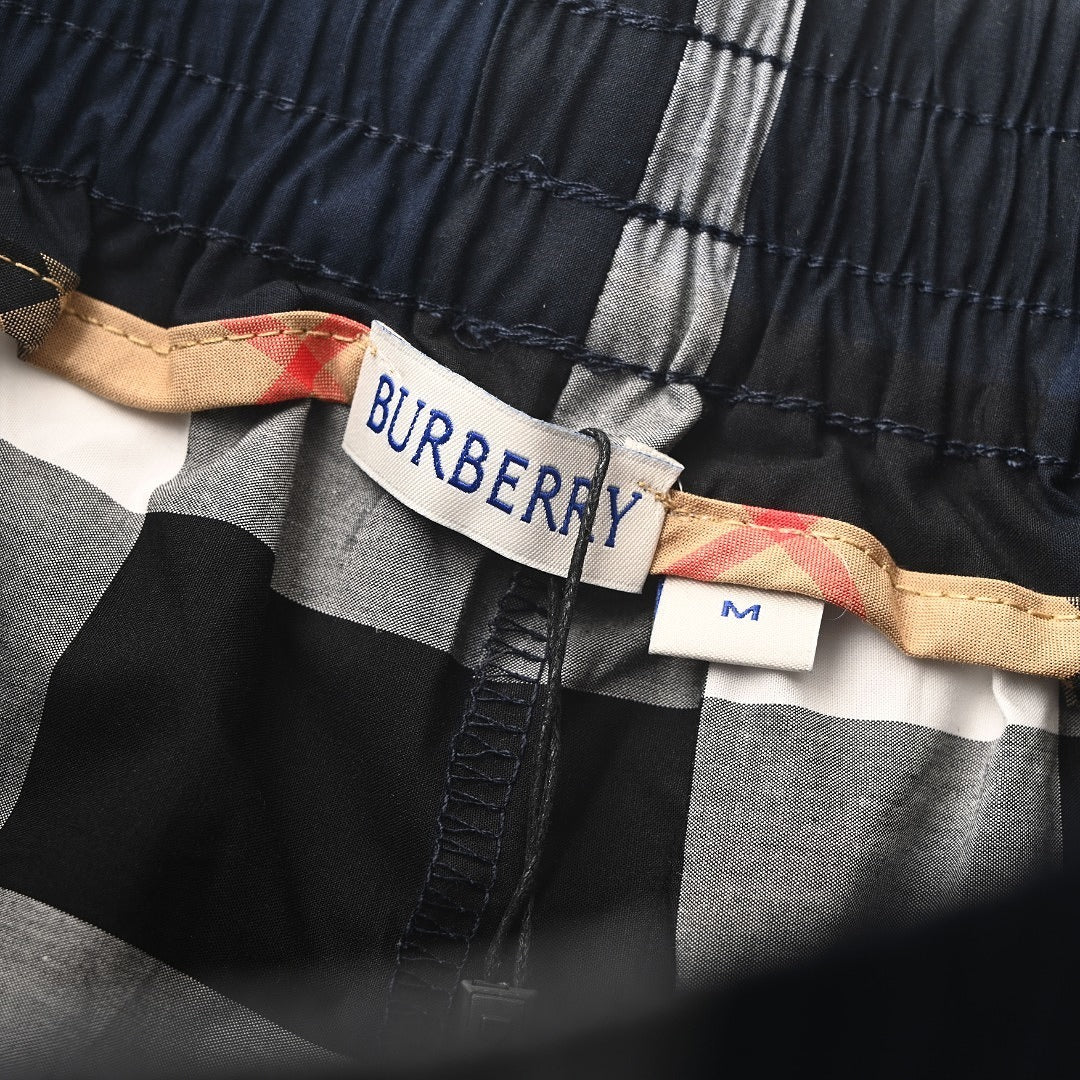 Burberry Classic Striped Plaid Shorts